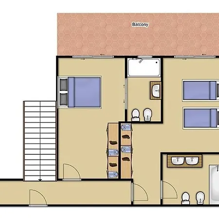 Sleeps 8 Pool Air Con Wifi * Patroves